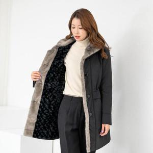 엄마옷 퍼카라 패딩 롱코트 512BNM193 중년여성/50대/60대/마담/빅사이즈/할머니옷