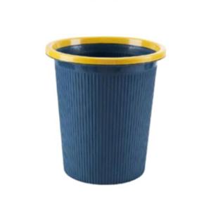 오픈형 휴지통 비닐고정 사무실 쓰레기통 소형네이비