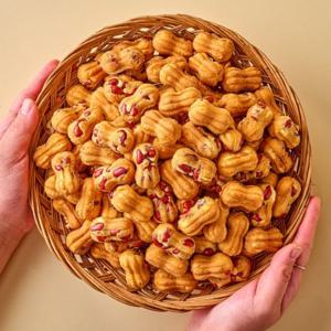 [대구명물] 100% 수제 ! 땅콩 듬뿍 알알이 대왕 땅콩빵 90개입 X 2봉