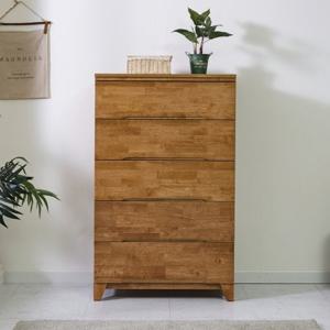 보네드 올리비아 5단 슬림 틈새 다용도 옷 원목 서랍장 800 [착불유료배송]