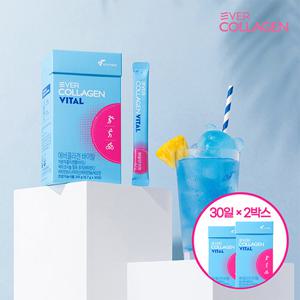 에버콜라겐 바이탈 2개월 물에 타먹는 콜라겐 비타민 지구력 & 수분보충