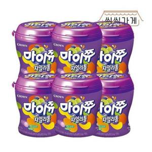 갤러리아_[씩씩가게] 마이쮸 자일리톨 포도맛 110g x 6ea