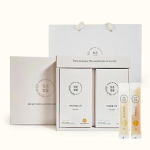 [새담] 천연벌꿀 꿀스틱 세트 3호(10g x 24개/아카시아,야생화)