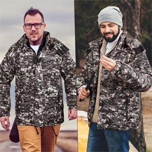 [블루캡]BL디지털 방한복 야상패딩자켓 남자겨울방한작업복