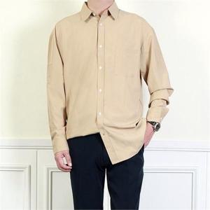 [프랭키뉴욕]남자 세미오버핏 셔츠 링클프리 와이셔츠 정장셔츠 남성 솔리드 남방 빅사이즈 화이트 블랙 ..