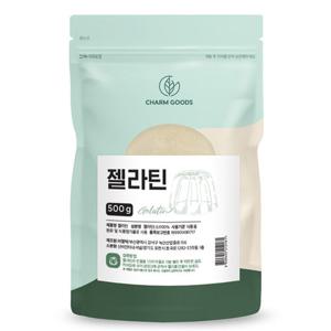 [참굿즈] 젤라틴 분말 가루 500g 1팩