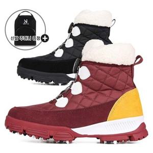 보스케 여성 겨울 수제 골프웨어 신발 클래식 스파이크 골프화