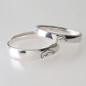 [메리그린] 925 SILVER 실버 커플링 반지 2종 세트