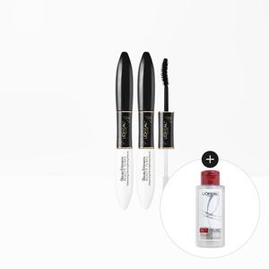 [로레알파리]더블익스텐션 뷰티 튜브 마스카라 2개+샴푸 미니 100ml(랜덤)