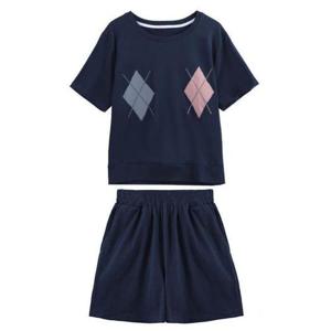 [RGK14NR2]여성 반팔 반바지 세트 캐주얼 운동복 여름