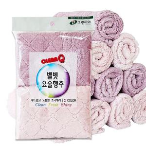 설거지용품 그린피아 벨벳 요술행주2P
