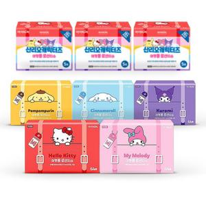 산리오 여행용 로션티슈 64매 5입X4팩