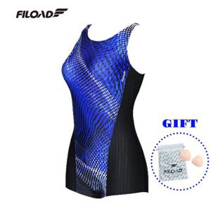 FILOAD 필로드 1부 여성 실내수영복 FLOS-457 안타르티카블루