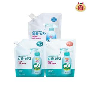 [온더바디]온더바디 코튼풋 발을씻자 풋샴푸 리필 500ml x 3개 (레몬/자몽/쿨링 중 택1)