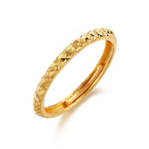 갤러리아_여자 순금 실반지 다이아 컷팅 24K 1.875g 애끼 검지