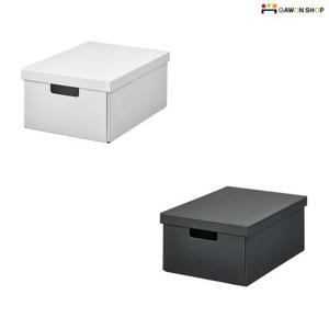 이케아 FJADERHARV 종이형 수납박스와 뚜껑 (소/25x35x16cm)/사무용품수납