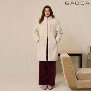 [가바]가바 25FW 여성 롱 리버시블 플리스 패딩 점퍼