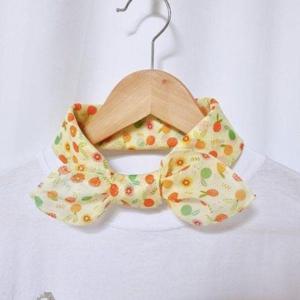 [에이치플러스몰]스카프마니아 새콤 옐로우 손수건 쁘띠 과일 스카프 빅사이즈 아사면