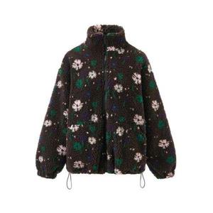 [르샵]플라워 양털 시어링 플리스 집업 퍼 자켓 (DP4JK017A)