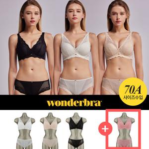 [방송에서만 1세트 더][원더브라]퀸 레이스 브라팬티 3+1세트 (162차)