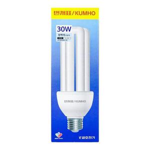 백열등 번개표 전구식 램프 30w 주광색 청백색