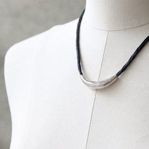 바이데이지 02SN0103 실크코드 실버바 목걸이