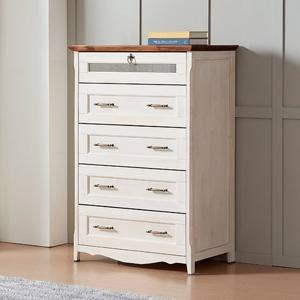 모던빈티지 원목 5단 서랍장