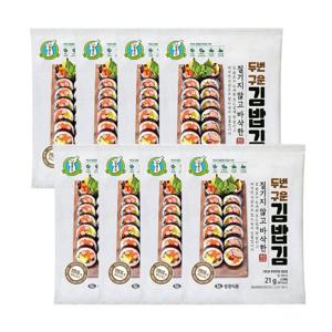 [지도표 성경김/본사운영] 두번구운 김밥김 21g 8봉
