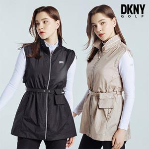 [DKNY GOLF] 여성 우븐 베스트 셋업 3종