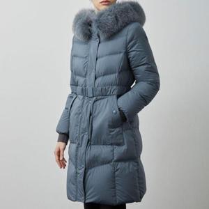 [올리비아로렌]올리비아로렌 MG01 폭스퍼 후드 슬림 구스 점퍼 VVPKD4WA361 (42846250)