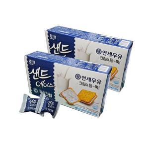 [해태]무료배송 해태 샌드에이스 우유크림 204g 2각 (43408904)