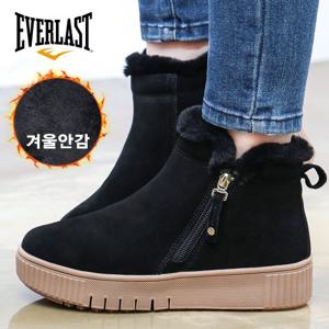 슈즈스마트 에버라스트 사은품 인솔 증정 가죽 여성 지퍼 방한화 털부츠 스니커즈 겨울 심패트릭