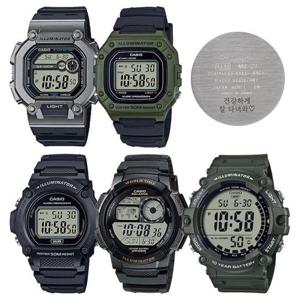카시오 무료각인 군입대 군용 군인 방수 전자 스포츠 시계 모음