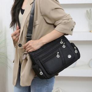 지퍼숄더백 크로스가방_(엄마 할머니 가방)(여행용가방)