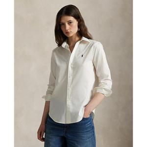 폴로 랄프 로렌 여성 클래식핏 코튼 트윌 셔츠(WMPOSHTNDO20941101)