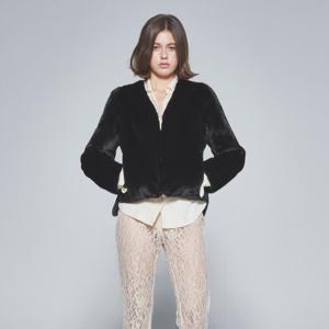 사바티에 25FW 슬라이트 쉬어드 밍크 자켓_BLACK (J62522SS) RE-ORDER