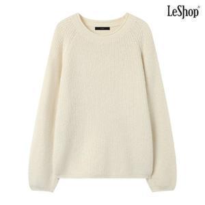 르샵 데일리 무지 라운드 오버핏 긴팔 니트 (DP4KT012A)