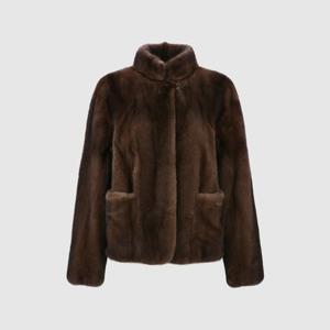 사바티에 슬라이트 쉬어드 밍크 자켓_BR (J12112SS)