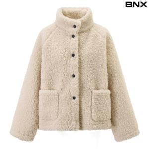 BNX 하이넥 시어링 양털 포켓 자켓 (BX4JK018L0)