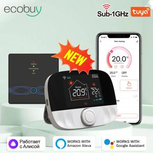 Tuya 스마트 홈 Wifi 난방 온도 조절기 무선 바닥 히터 수성 가스 보일러 스마트 라이프 온도 컨트롤러 Alexa Google