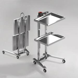 이동식 트레이가 있는 롤링 헤어스타일리스트 카트, 다목적 보관 스탠드, 스파 살롱 및 이발사용, 다용도 살롱 스테이션