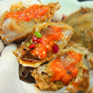 [수율보장] 알이 꽉찬 프리미엄 암꽃게 간장게장, 1.5kg, 1통