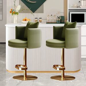 파티오 간단한 금속 바 의자 골드 빈티지 이발사 비스트로 대기 바 의자 카운터 패션 연회 럭셔리 가구