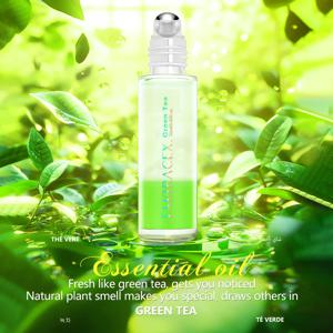 20ml 녹차 롤러 에센셜 오일 향수 향수 오일 향수 디퓨저 오일 휴일 선물 비누 만들기 오일 Stay Awake Oil