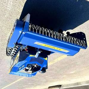 맞춤형 크롤러 원격 제어 농기계 자동 예초기 소형 과수원 제초기 전면 장착 잔디 깎는 기계