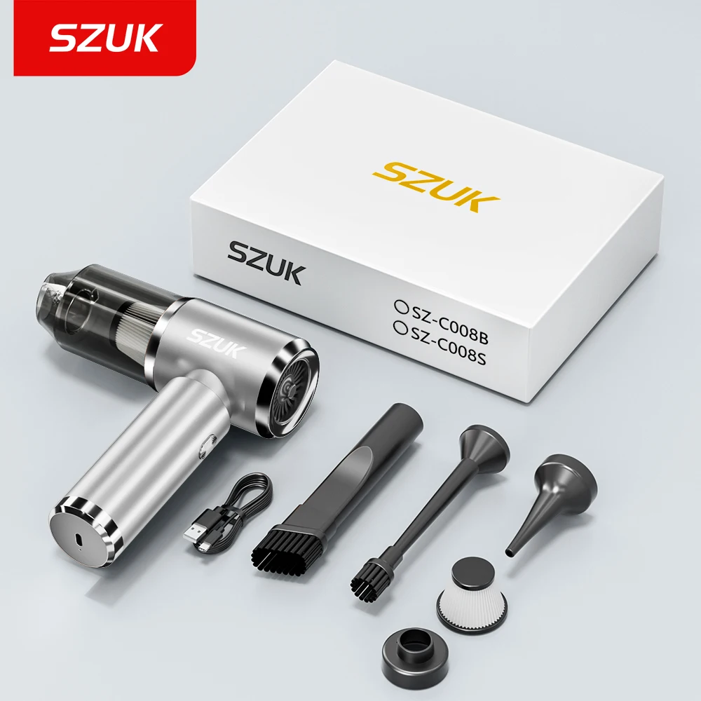 SZUK 휴대용 자동차 진공 청소기 165000Pa 강력한 무선 진공 청소기 자동차 용 강력한 흡입 휴대용 미니 진공 청소기 차량용 청소기 무선 청소기  차량용청소기  차량용 무선 청소기 무선 진공 청소기 핸디청소기 무선진공 청소기  자동차 청소기 소형청소기 차량용 진공 청소기  무선 차량용 청소기 차량용 진공청소기  무선진공청소기  핸디 청소기