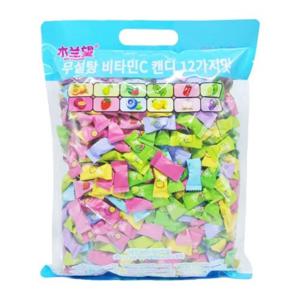 무란왕 무설탕 12가지맛 비타민C 민트 미니 캔디 800g