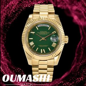 미요타8285 골드 시계 오토매틱 무브먼트 36MM/39MM 시계 스테인리스 스틸 사파이어 글래스 케이스 방수 10ATM 남성용 시계