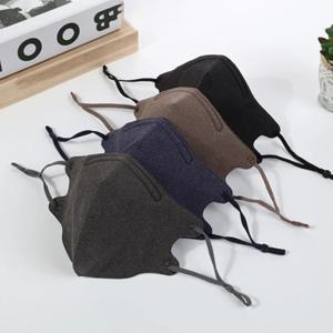 3겹 두꺼운 순면 마스크 세탁 가능 조절 가능 재사용 가능 방진 성인 남녀공용 안티 스모그 통기성 페이스 마스크