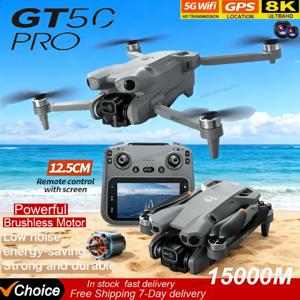 2026 신형 오리지널 GT50 PRO RC 드론 8K HD 듀얼 카메라 WiFi GPS 20분 비행 항공 촬영 쿼드콥터 원격 조종 완구